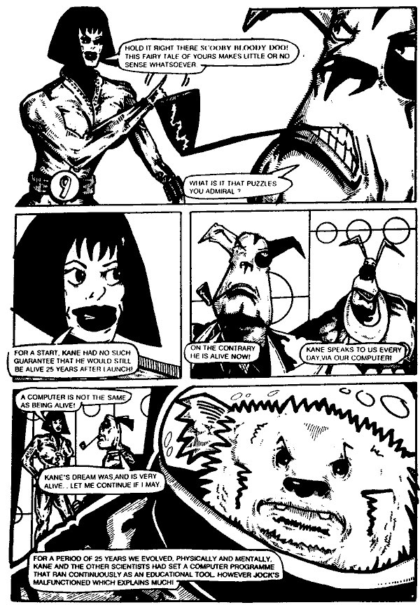 Astromutts #1: (c) Dek Baker (script) & Tony Lawrence (art)