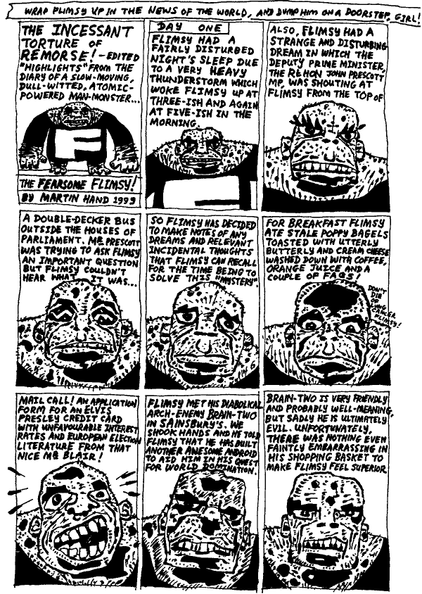 Flimsy Monsterworks #3: Flimsy SMASH! ... later... when not so busy...