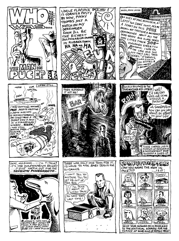 1 Andy Roberts 2 Bob Harrison 3 Jonathan Wilcock 4 John Donely 5 mooncat 6 Steve Whitaker 7 Andy Roberts 8 Steve Marchant 9 mooncat | All artwork © individual artists. Not to be reproduced without permission