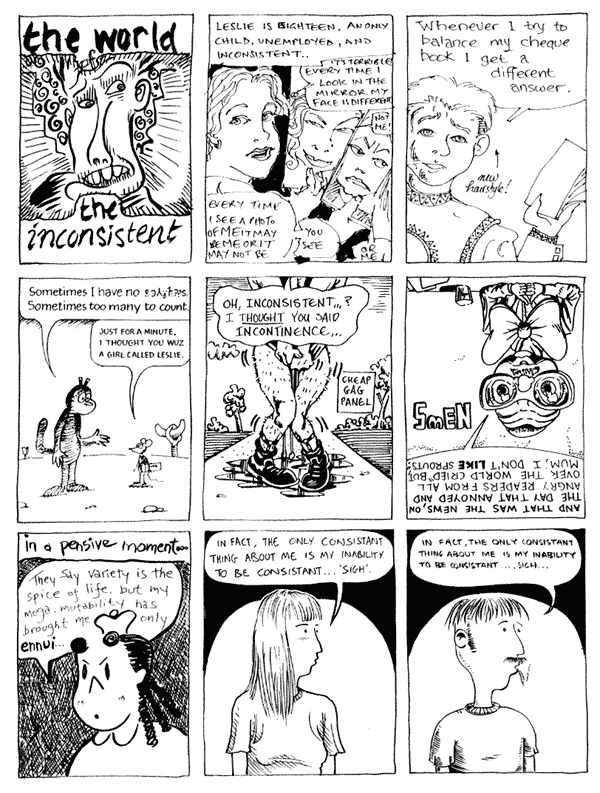 1 mooncat 2 Jeremy Dennis 3 Damian Cugley
4 Donald Rooum 5 Martin Meeks 6 Nigel Lowrey
7 Lee Kennedy 8 Joe Berger 9 Richard Argent
All artwork  individual artists. Not to be reproduced without permission