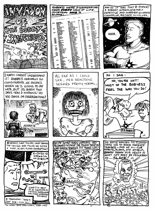 1 Bob Harrison 2 John Donnely 3 Andy Roberts4 mooncat 5 Dave Tarafder 6 Peter Rigg7 Andy Roberts 8 John McCrea 9 Hunt EmersonAll artwork � individual artists. Not to be reproduced without permission